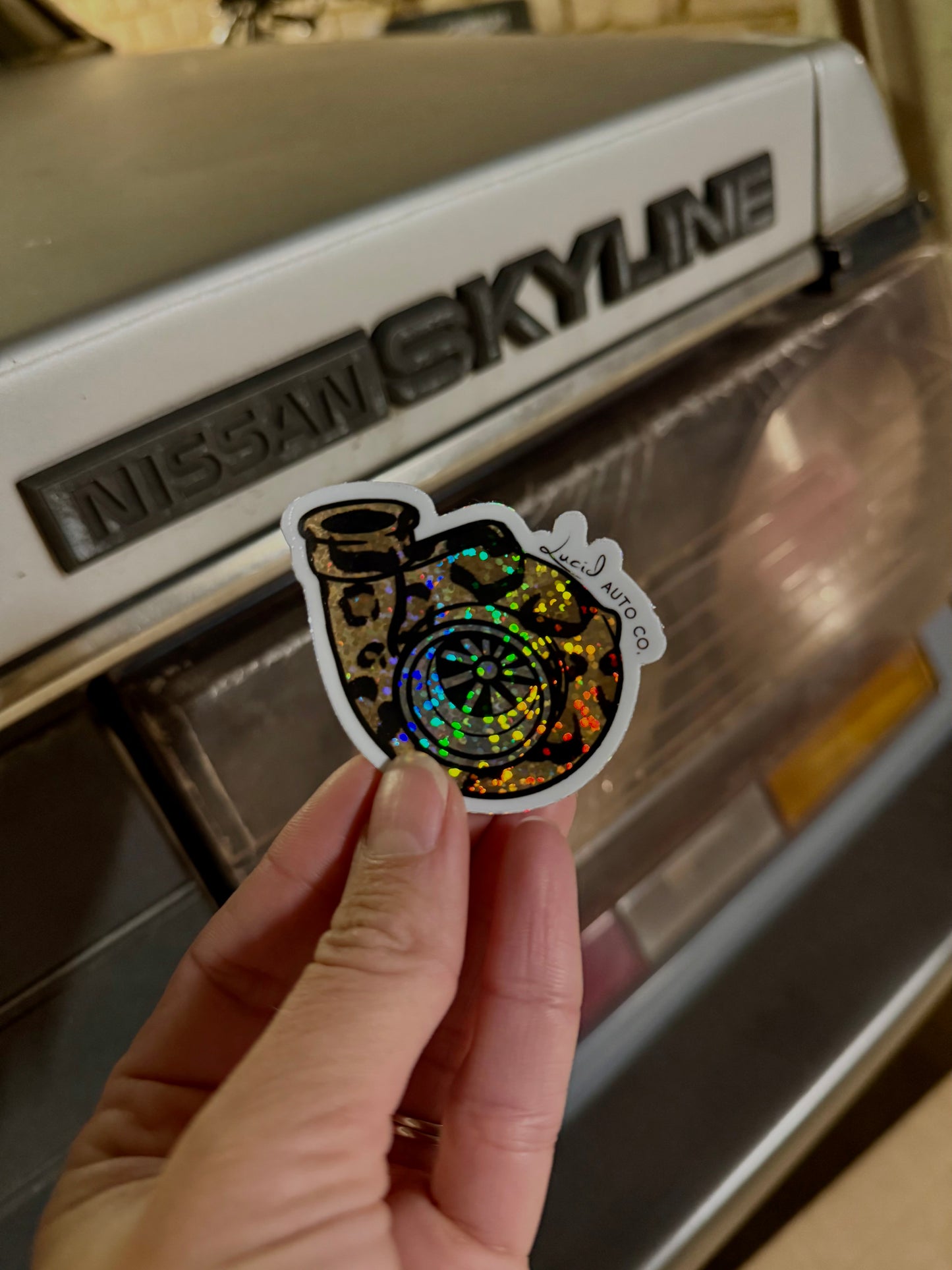Wild Boost Glitter Sticker